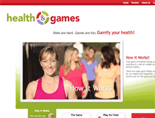 Tablet Screenshot of healthandgames.com